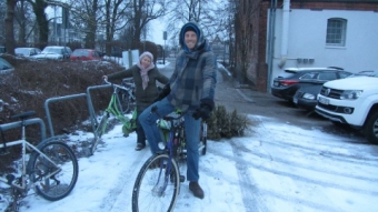 Februar 2013: TBV (mit fahrradtransportierten Baum!)