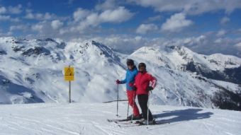 Februar 2014: Skifahren in Stumm im Zillertal