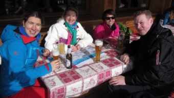 Februar 2013: Skifahren in den Dolomitis
